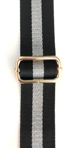 Metallic Stripe Adjustable Bag Straps
