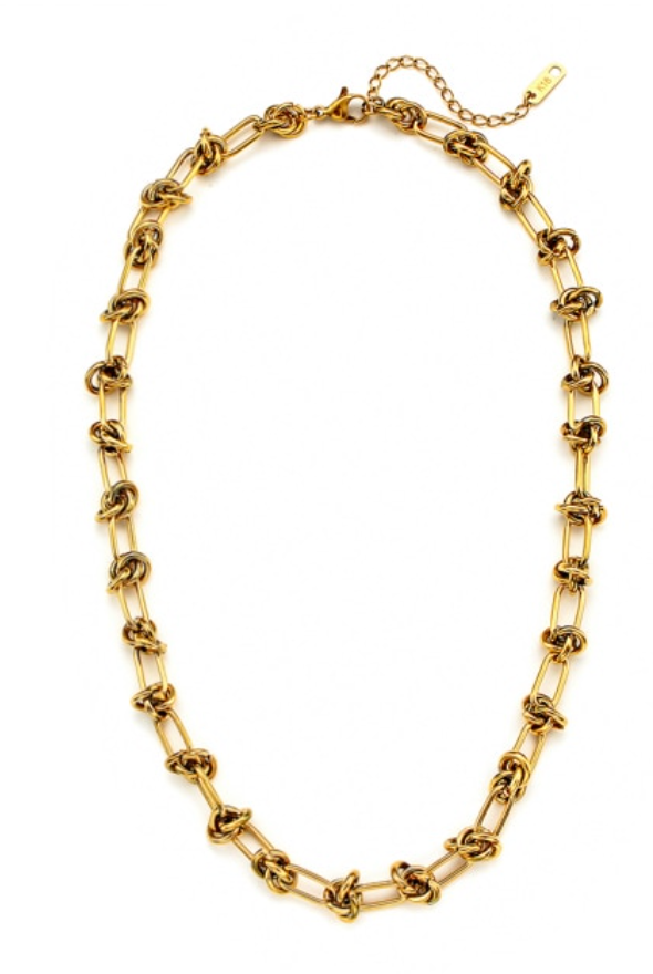 Twisted Knot Necklace