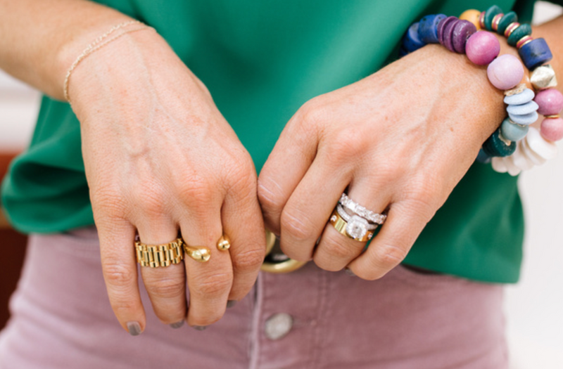 Gathering Gold Cuff Ring