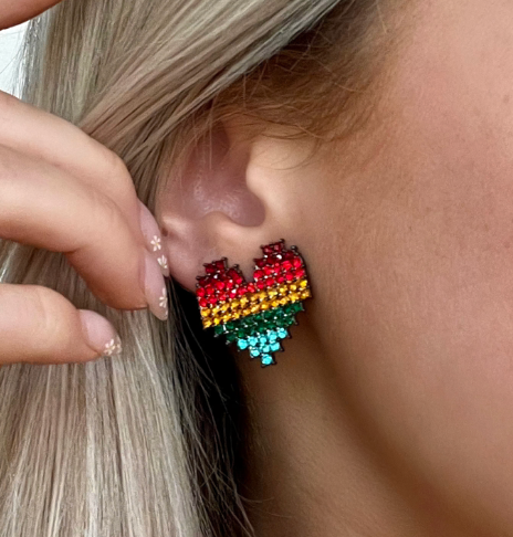Rainbow Brite Studs