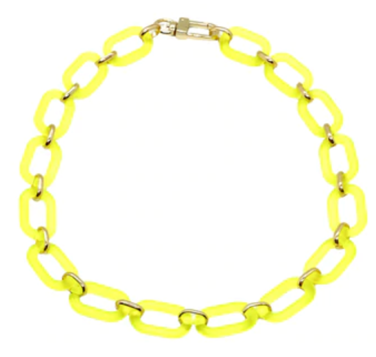 Lucite Link Necklace - more colors