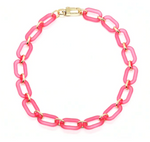 Lucite Link Necklace - more colors