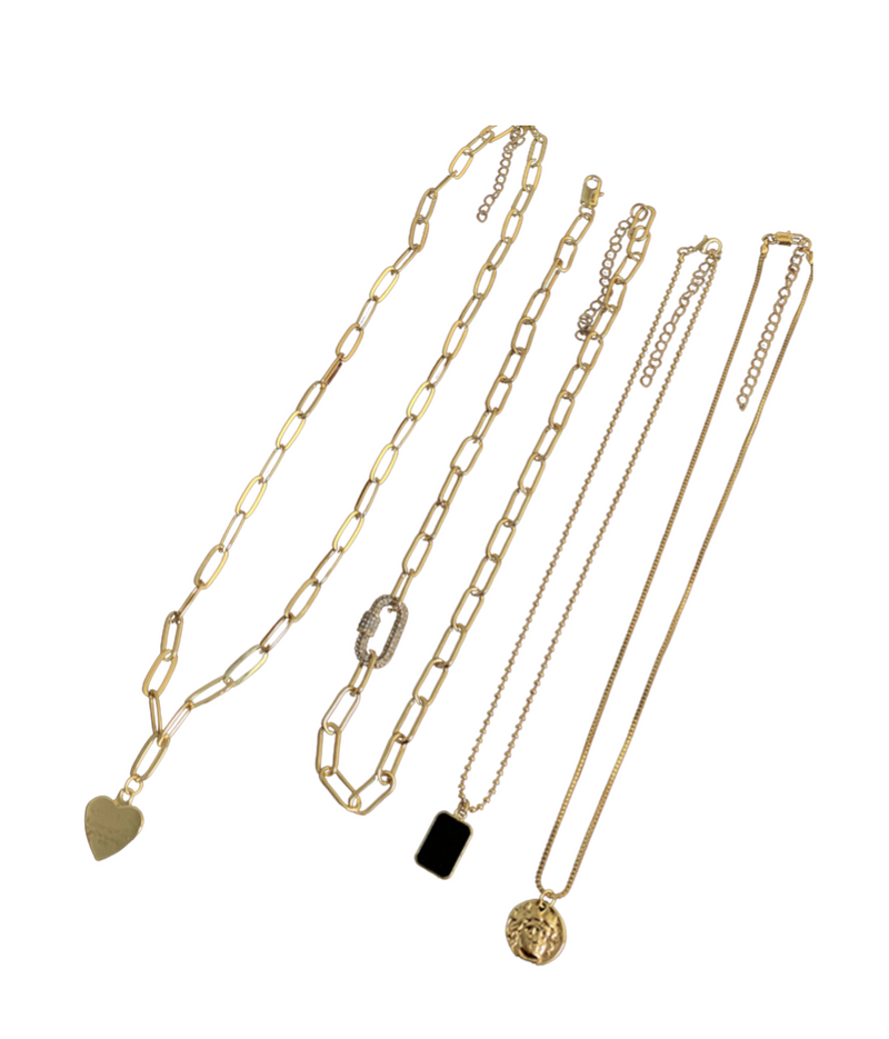 Luisa Layered Necklace Set- wholesale