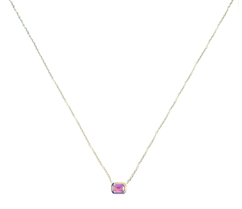 Dainty Gem Necklace - more colors