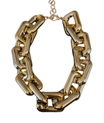 Jumbo Square Link Necklace