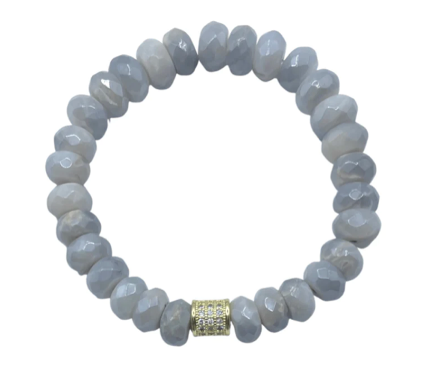 Clover Club Bracelet (moonstone)- wholesale