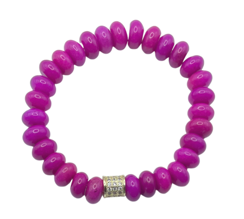 Clover Club Bracelet (chalcedony)- wholesale