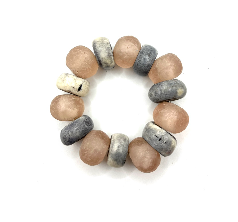 Blush and Blue Bracelet