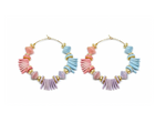 Venice Sunset Hoops-(more colors)