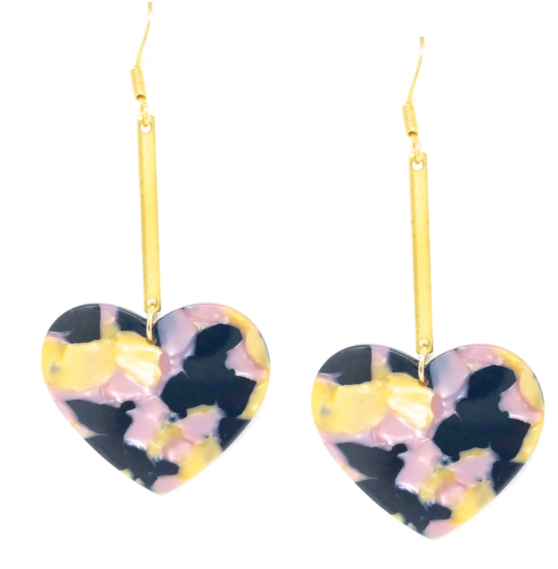 L'amour Drop Earrings - (more colors)