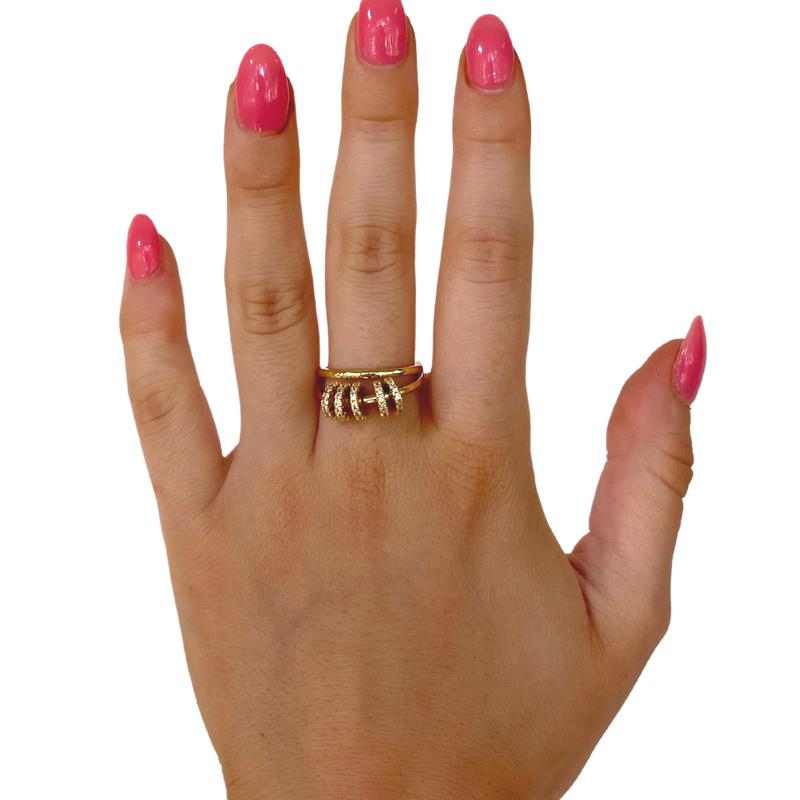 Pave Disc Ring