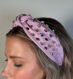 Bejeweled Headband - Lilac