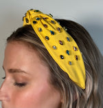 Bejeweled Headband - Yellow