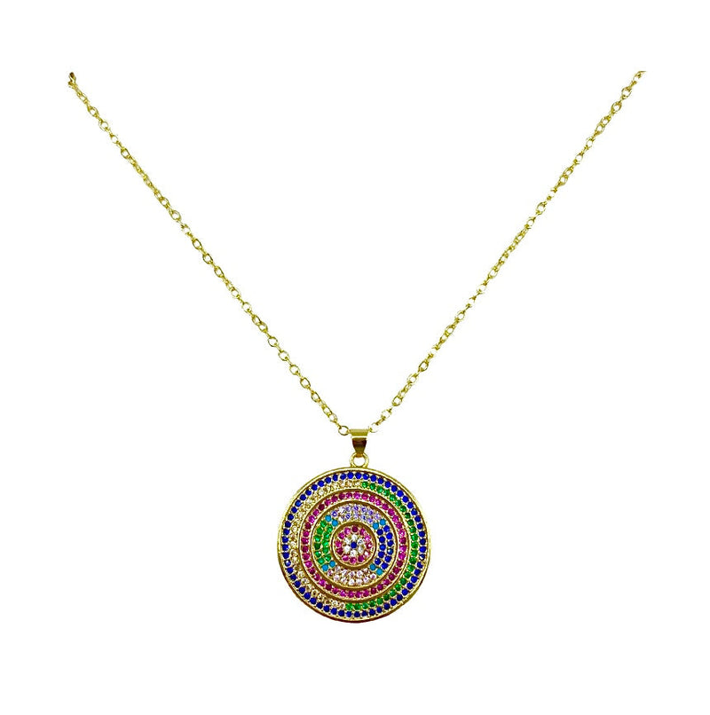 Rainbow Rings Necklace